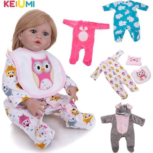New Baby Doll Clothes For 22-23 Inch Girl Boy Reborn Baby Doll Can Choose Doll Accessories On Discount