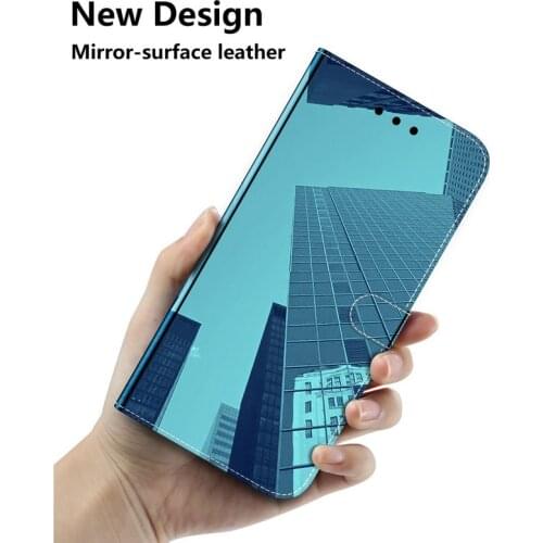 Mirror Leather Case for Motorola G 5G Plus Edge Flip Cover Card Slot Stand For MOTO One Fusion Moto G8 G Stylus Pro E6S 2020