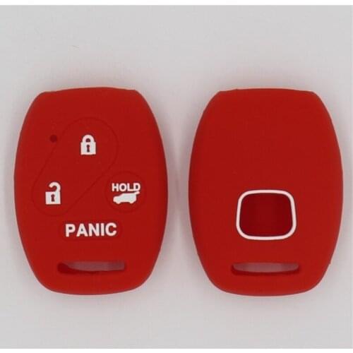 2PC Silicone Remote Car Key Case Cover For Honda Fit CIVIC JAZZ Pilot Accord CR-V Freed Freed Pilot StepWGN Insight