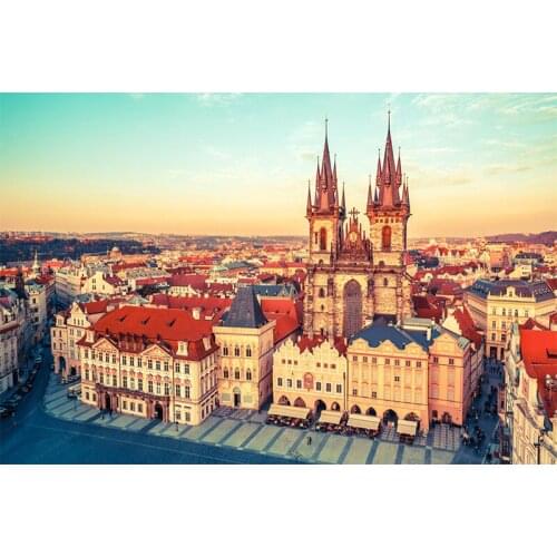 5D DIY diamond painting full square/round diamond Prague castle diamond embroidery handmade home decoration mosaic creative art