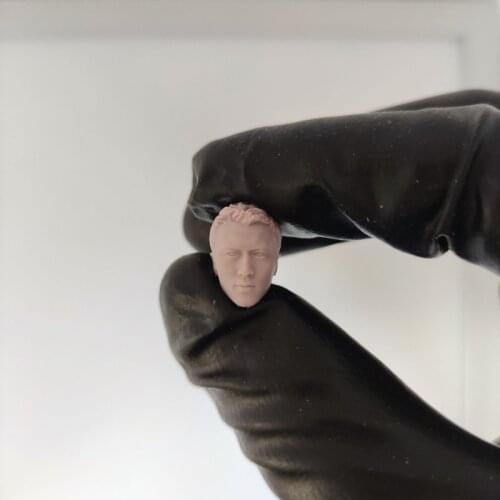 Blank 1/18 Scale Fire Hero Nicholas Tse Head Sculpt Unpainted Fit 3.75" Figure