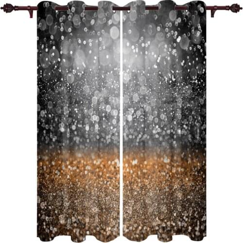 Sequins Shiny Celebrate Fabric Solid Color Curtain Finished Window Blinds Drapes Modern Curtains for Bedroom Living Room Kitchen