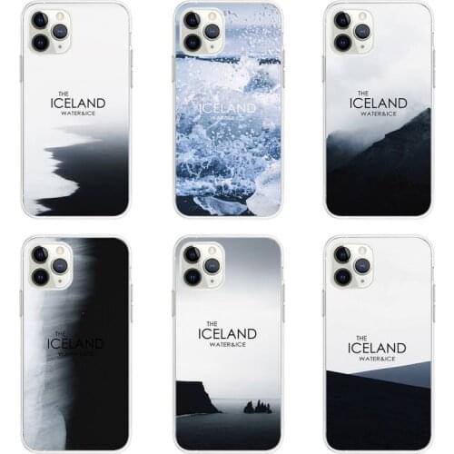 Beautiful Iceland Transparent Soft Phone Case For Iphone 11 12 Pro Max SE 2020 6s 7 8 Plus X Xs Max Xr Silicone Cover