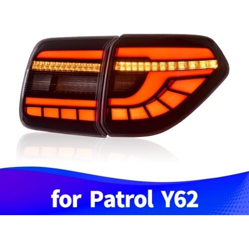 Taillight Assembly for Nissan Patrol Y62 2012-2018 Nissan Armada LED running light LED sequential turn signal LED brake light