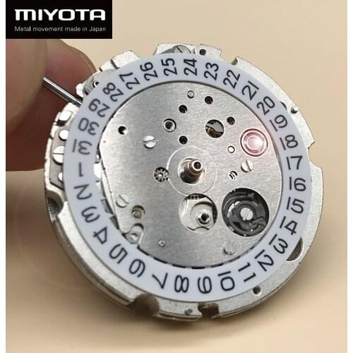 Japan MIYOTA Standard Automatic 821A Movement 21 Jewel Quick Date Setting Mechanical Movement Watch Accessories Hack Second Stop