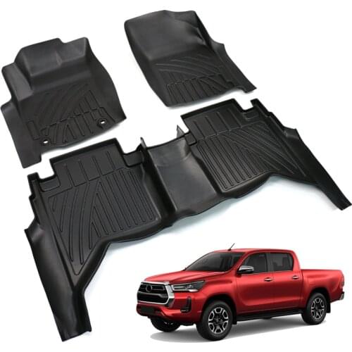 Chinese Suppliers Hot Selling Car Accessories Interior Auto Car Floor Mats For Toyota Hilux