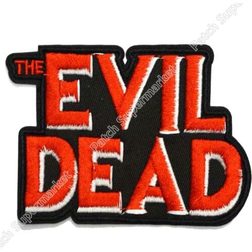 EVIL DEAD TV movie Halloween Costume Embroidered baseball cap Applique LOGO Cosplay Iron On Patch Emo Goth Punk Rockabilly