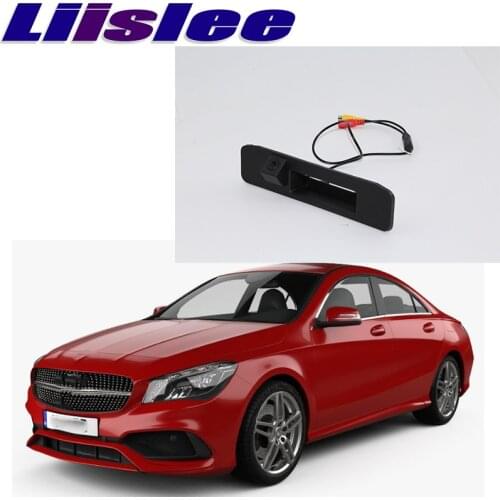 LiandLee Car Trunk Handle Rear View Reversing Parking Camera For Mercedes Benz CLA MB C117 2013~2019