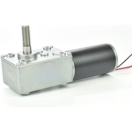 584031 Miniature Worm Gear DC Gear Motor Small Motor 8 Screw Self-locking Gear 1224