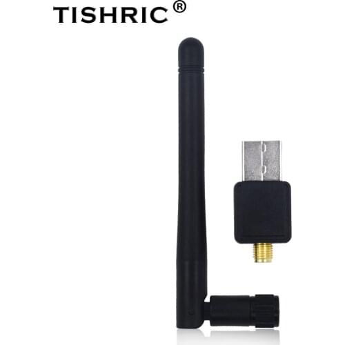 TISHRIC 150Mbps MINI Wireless USB WiFi Adapter Dongle Network LAN Card 802.11n/g/b Antenna wi-fi For WindowsXP/7 Vista Linux