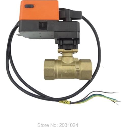 Modulating controll valve, 2 way, DN25 (G1") (reduce port) 24V, 0-10V, motorized valve electric valve