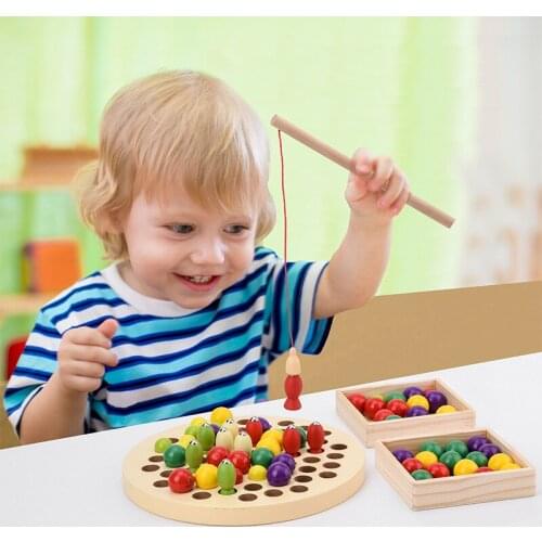 New Montessori Toys Box Wooden Clip Music Game Weights Sensory Toy Baby Mintessori Educational Toys Games Children Knowing Clock