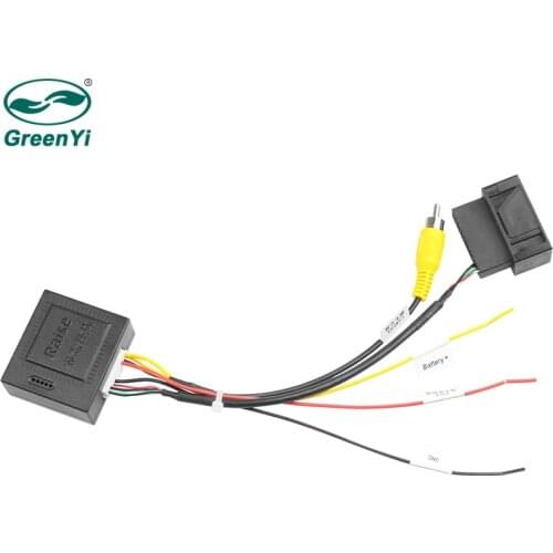 GreenYi 26 PIN RGB to CVBS (RCA) AV Signal Converter Adapter For VW Original Rearview Camera For VW passat CC Tiguan Android DVD