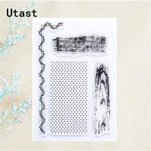 Woood Background clear Silicone Stamps /Transparent Rubber Stamp for DIY Scrapbooking /Photo Album Decorative Craft Making