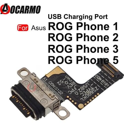 For ASUS ROG Phone II 1 2 3 5 ZS600KL ZS660KL ZS661KS Charging Dock Connector Board USB Charger Port Flex Cable Replacement Part