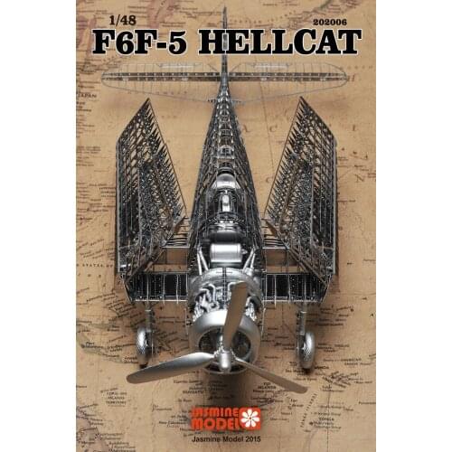 Jasmine Model 1/48 F6F-5 202006 Hellcat Skeleton