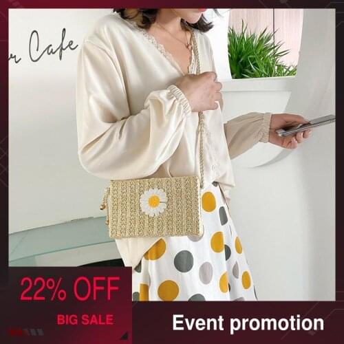 Bag for women 2020 Summer fashion mini designer beach hollow woven crossbody bag lock decal retro luggage box straw shoulder bag