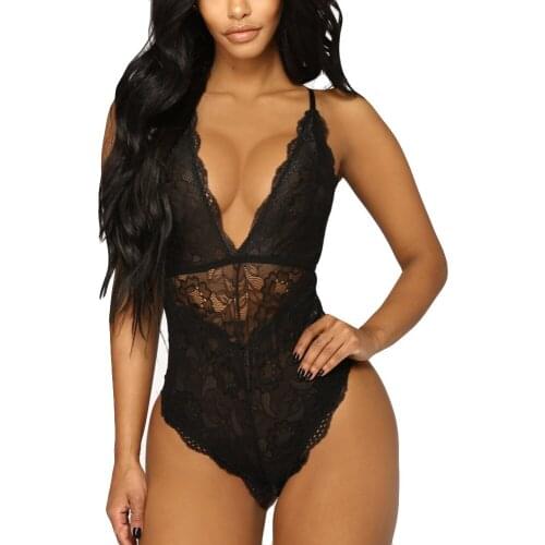 Women Sexy Lingerie Underwear Sling Nightwear Lace Racy Temptation Bodysuit Lingerie Sexy Hot Erotic Porno Costumi #4M05