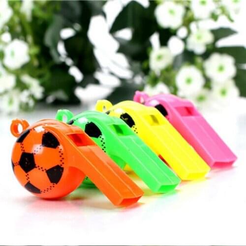 10/12 PCS Funny Whistles Soccer Football Whistles Party Sports Party Favor Box Gifts Easter Basket Filler Prize Boys Party