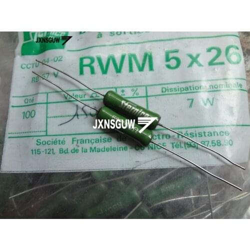 4PCS NEW Original VISHAY sfernice RB57 7W150R 5x26MM Advanced resistance 7W 150R Ceramic resistance 150R 7W 150ohm