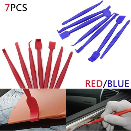 7Pcs Scraper Tools Car Accessories Squeegee Vinyl Wrap Film Edge-closing Tool For Automobile Scraper Tools Auto Accessories