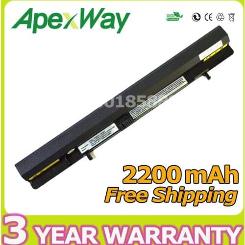 Apexway Laptop Battery For Lenovo IdeaPad S500 Flex 14 14D 14M 15 15D 15M L12L4A01 L12L4K51 L12M4A01 L12M4E51 L12M4K51 L12S4A01