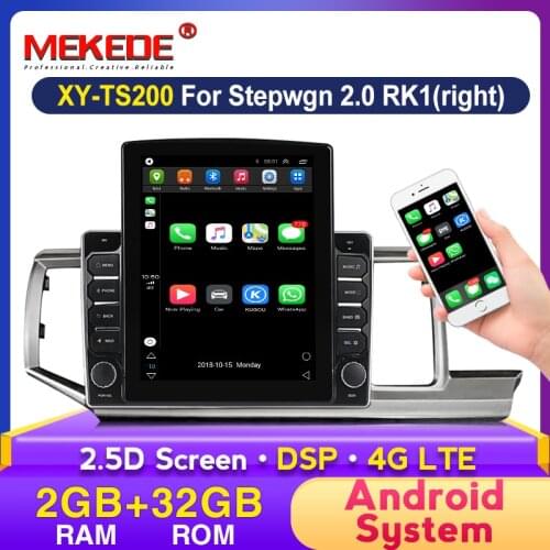 Tesla 9.7inch 4G LTE Android Car Radio Multimedia Video Player For Honda Stepwgn 2009-2013-2015 Navigation GPS No 2din 2 din dvd