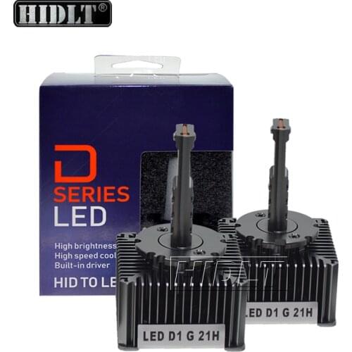 HIDLT Plug and Play 70W White D1S D2S D3S D4S D5S D8S LED Car Headlight Bulb Replace To HID D1 D2 D3 D4 Built-in Canbus LED Lamp