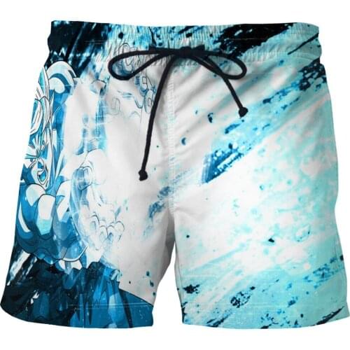 LOVE SPARK Plus Size Mens Running Shorts Painting Print Mens Blue Bodybuilding Gym Jogging Running Sports Shorts M To 6xL