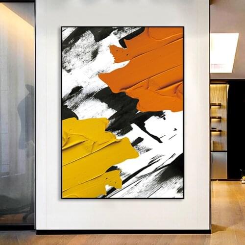 Handmade oil painting canvas abstract oil painting modern canvas wall art living room decorative
