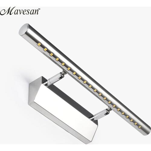 Hot Selling LED Wall light Bathroom Mirror warm white /white washroon wall Lamp fixtures Aluminum boby & Stainless Steel