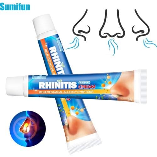 20g Rhinitis Sinusitis Ointment Nasal Congestion Treatment Cream Mint Extract Refresh Nose Cold Cool Oil Relieve Runny Nose