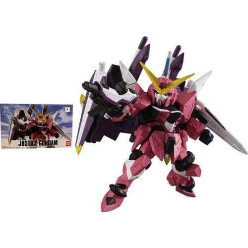 Bandai Gundam Model Kit Anime Figure PB Limited SEED MSE EX28 JUSTICE Genuine Gunpla Model Action Toy Figure Toys for Children