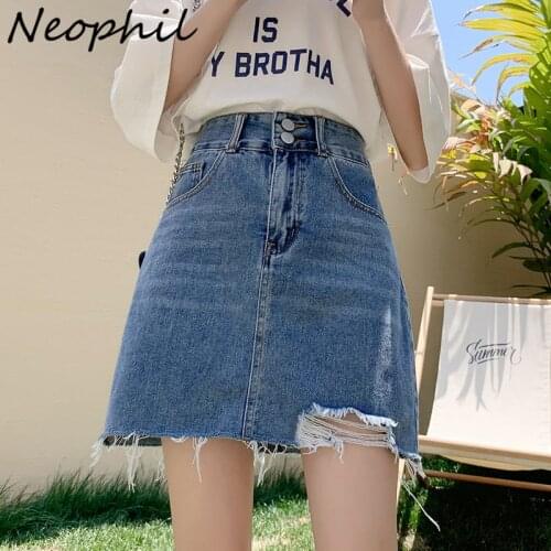 NEOPHIL Denim Skirts For Women