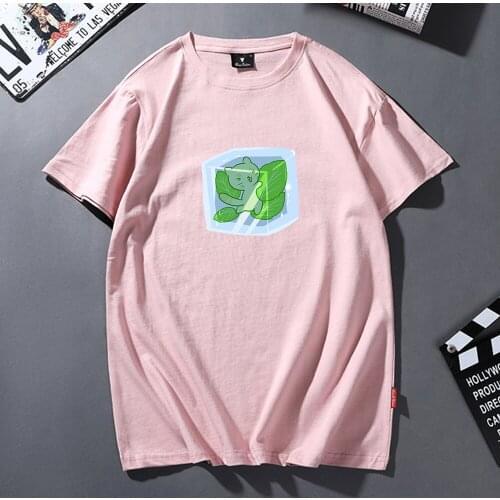 2020 New Korean Cartoon Women T Shirt Fashion Print Women Crystal Cat T Shirt Women Short Sleeve T Shirts Sweet Casual Tees