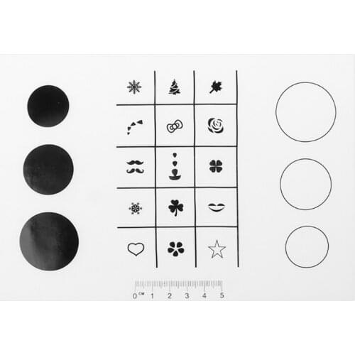 Nail Art Practice Silicone Mat Printing Stamping Design Manicure Pad Beauty Tool