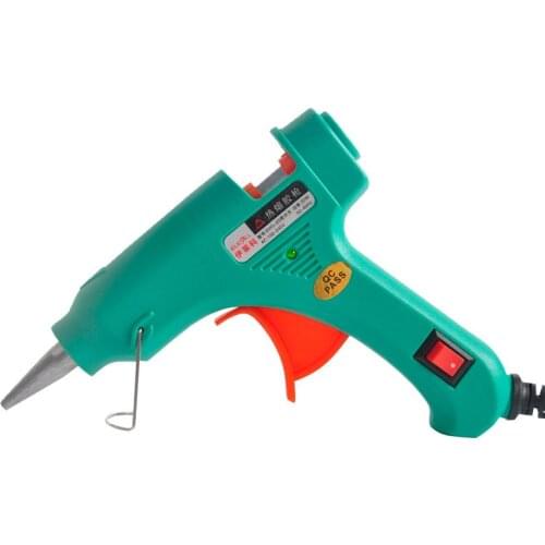 ELECALL Hot Melt Glue Gun 20W Industrial Mini Guns Thermo Electric Heat Temperature Tool