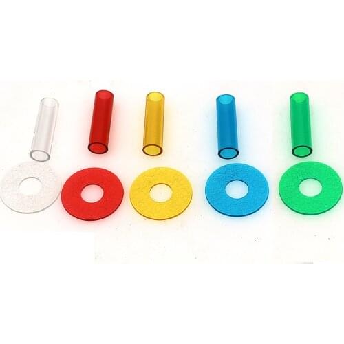 4.1mm Coyp SANWA Clear SHAFT COVER JLF-CD Dustwasher For Led Light Arcade Joystick Game Parts DIY