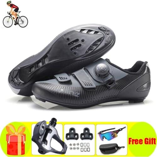 Road Cycling Shoes Sapatilha Ciclismo Men Women Breathable Self-locking Bicycle Sneakers Ultra-light Outdoor Racing Bike Shoes