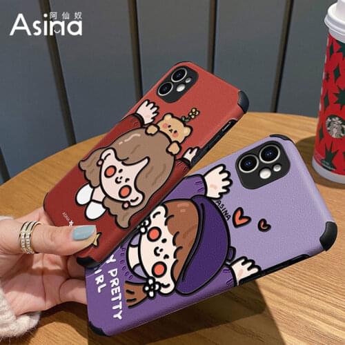 Imitation Lambskin Silicone case For iPhone 12 11 Pro Max X XS XR 7 8 Plus Luxury Shockproof Cases for iPhone 12mini Back Cover