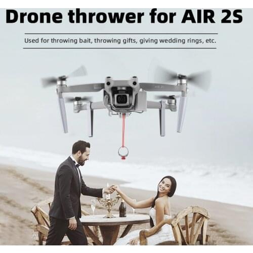 Airdrop System for DJI AIR 2S Drone Wedding Proposal Delivery Device Dispenser Thrower Air Dropping Transport Gift