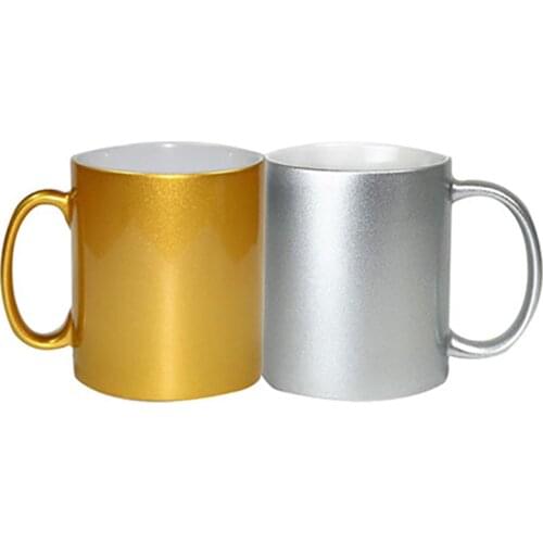 Heat Transfer Gold Pearl Cup Mug Coated Liquid Thermal Transfer Penh Image Cup Personality Hot Transfer Cup/Personalized Custom