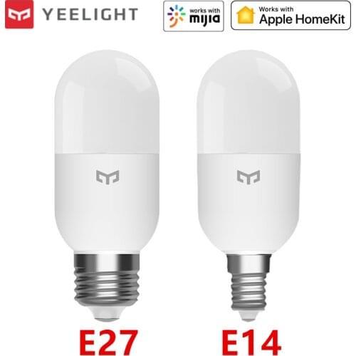Yeelight LED Smart Bulb M2 Bluetooth Mesh Version E27 E14 Dimmable Lamp Color temperature APP control Work For Homekit MiHome