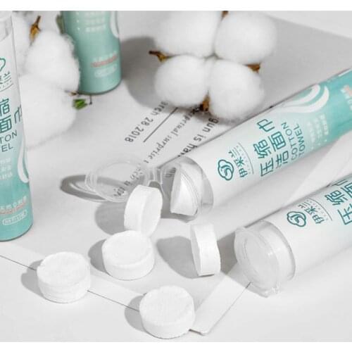 Magical Towel Travel Outdoor Disposable Compressed Towel Spunlace Non-woven Fabric Mini Towels Face Portable Tube