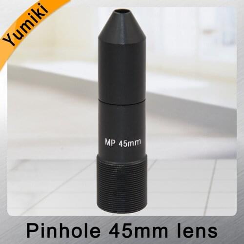 Yumiki HD 2.0Megapixel 45mm pinhole Lens, CCTV Camera Lens,M12 mount,Image Format 1", F1.6, Fixed Iris