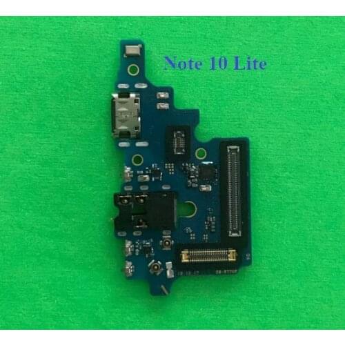 5pcs USB Charger Charging Dock Port Connector Board Dock Microphone Flex Cable For Samsung Galaxy Note10 Lite SM-N770F