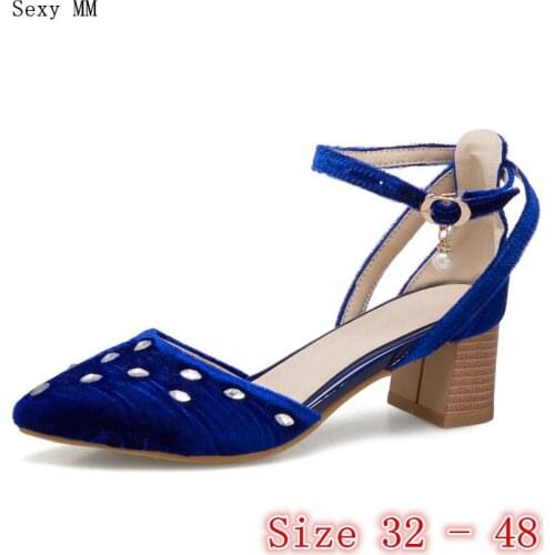 High Heels Women Pumps High Heel Sandals Shoes Stiletto Woman Wedding Shoes Small Plus Size 32 33 - 40 41 42 43 44 45 46 47 48