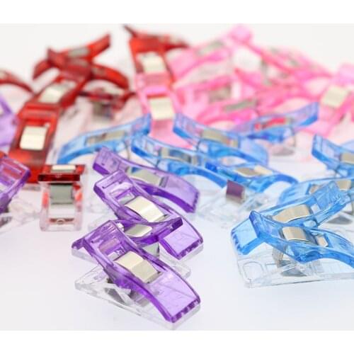 10pc Miraculous Plastic Clip Clip Patchwork Sewing Diy Crafts Quilt Suture Folder 27 * 10mm