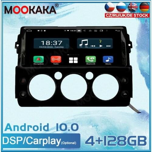 6+128GB Android 10.0 Car GPS Navi Multimedia DVD Player ForToyota FJ 2007-2017 Auto Radio Stereo Head Unit DSP With Carplay