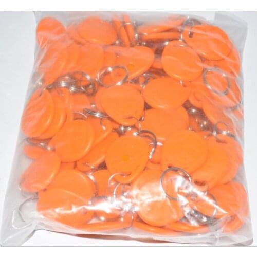 100pcs 125khz Keychains RFID Proximity ID Card Token Tags Key Keyfobs for RFID keypad fingerprint reader door lock